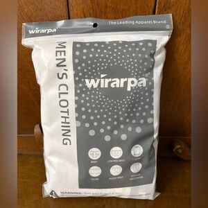 NIB Wirarpa Men’s Cotton Underwear Trunks Model 1408 White Sz Medium